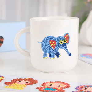 8pcs-Animal-Diamond Painting Free Stickers
