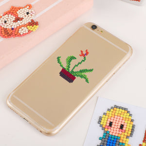 7pcs-Plant-Diamond Painting Free Stickers
