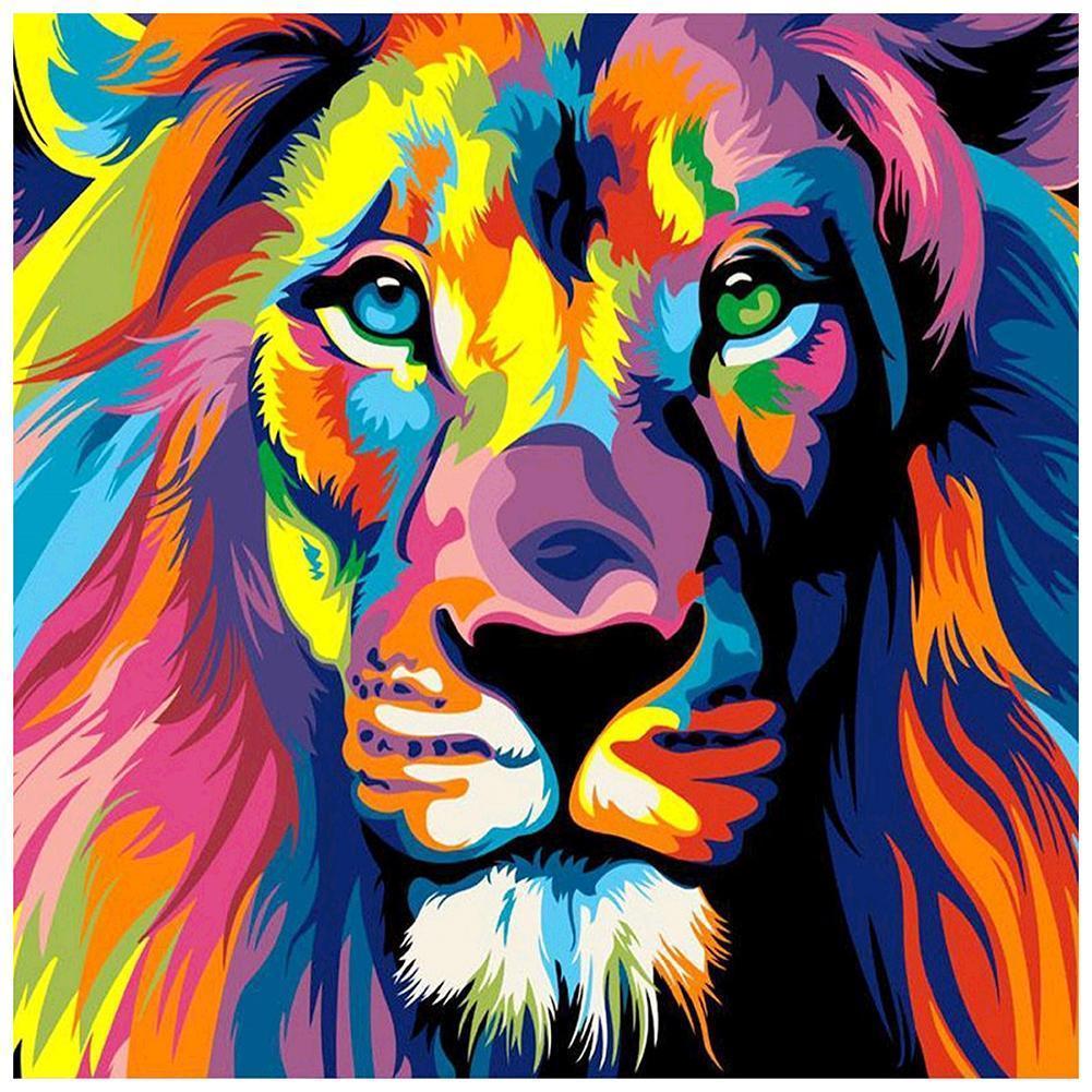 Lion - Full Drill Diamond Painting