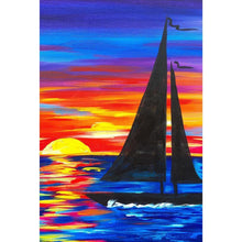 Load image into Gallery viewer, Sailboat - Full Drill Diamond Painting
