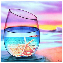 Load image into Gallery viewer, Cup colorful beach - Full Drill Diamond Painting
