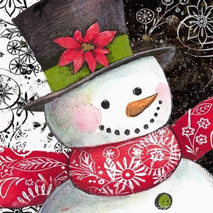 Christmas Snowman - Full Drill Diamond Painting
