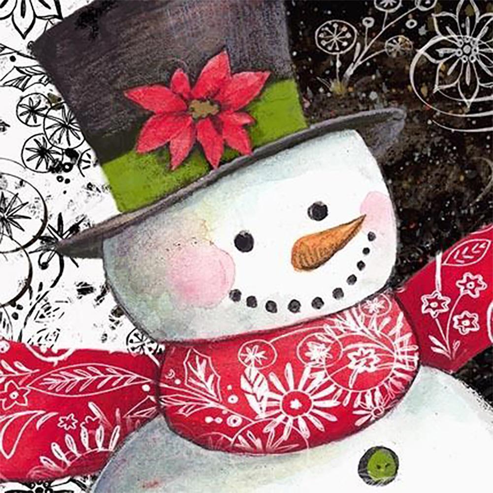 Christmas Snowman - Full Drill Diamond Painting