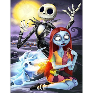 Nightmare Before Christmas - Full Drill Diamond Painting - 40x50cm