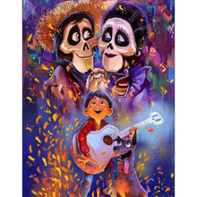 Load image into Gallery viewer, Boy and Two Skeletons - Full Drill Diamond Painting - 40x50cm
