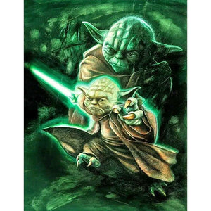 Yoda - Full Drill Diamond Painting - 40x50cm