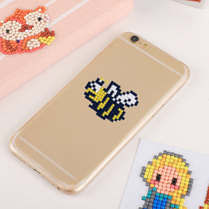 5pcs-Animal-Diamond Painting Free Stickers
