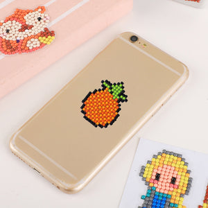 6pcs-Owl-Diamond Painting Free Stickers