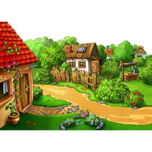 Load image into Gallery viewer, Country Cottage - Full Drill Diamond Painting

