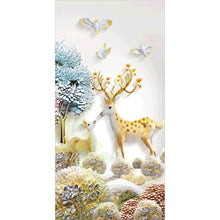 Load image into Gallery viewer, Deer - Full Drill Diamond Painting - 45x85cm
