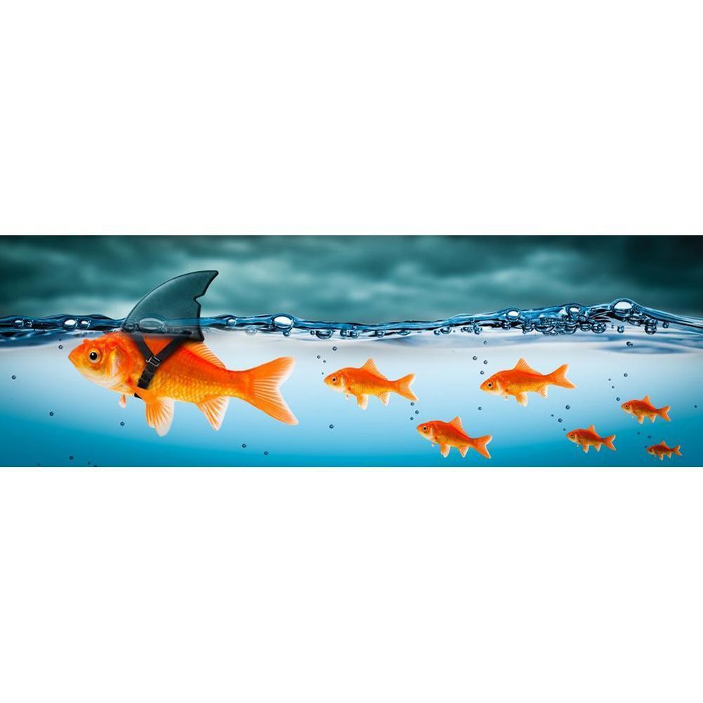 Fish - Full Drill Diamond Painting - 80x30cm