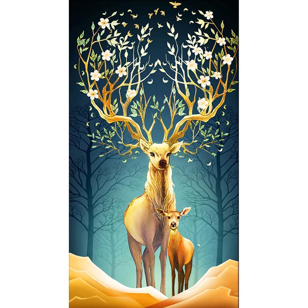 Deer - Full Drill Diamond Painting - 45x85cm