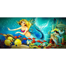 Load image into Gallery viewer, Mermaid - Full Drill Diamond Painting - 100x50cm
