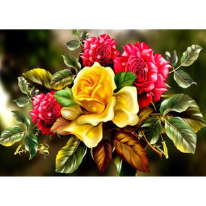 Flower Room - Full Drill Diamond Painting