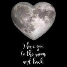 Load image into Gallery viewer, I love you to the moon and back - Full Drill Diamond Painting
