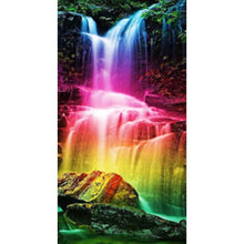 Load image into Gallery viewer, Colorful Waterfall  - Full Drill Diamond Painting - 45x85cm
