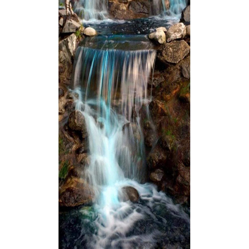 Waterfall - Full Drill Diamond Painting - 45x85cm