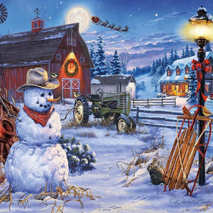 Snow Scene - Full Drill Diamond Painting