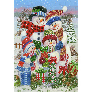 Snowman - Full Drill Diamond Painting