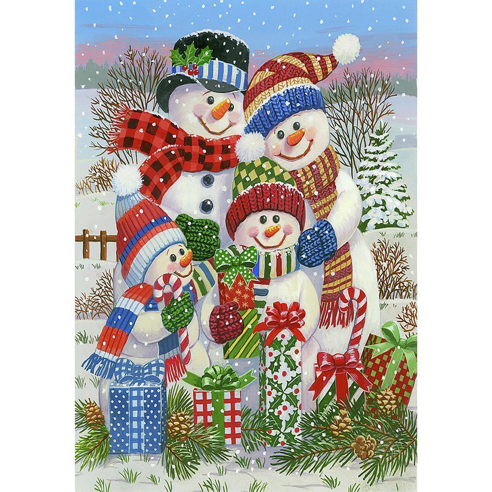 Snowman - Full Drill Diamond Painting