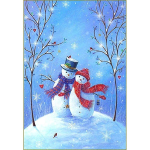 Snowman - Full Drill Diamond Painting