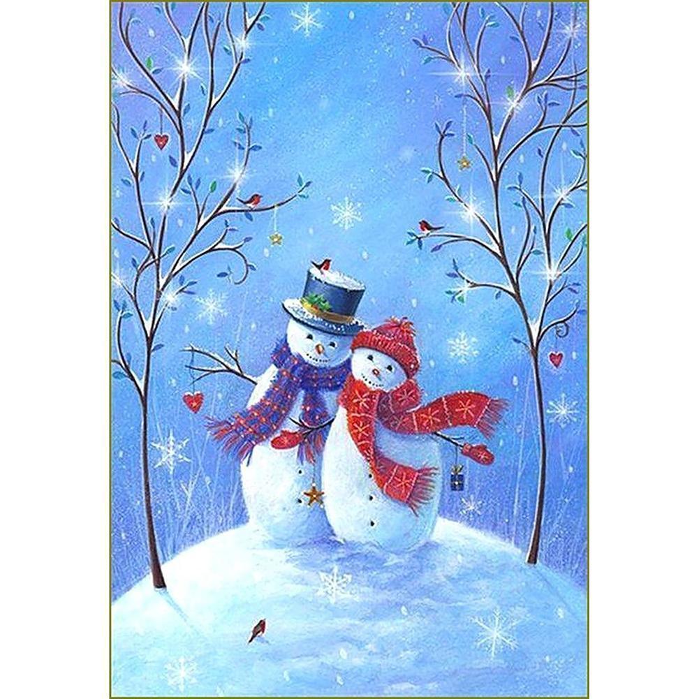 Snowman - Full Drill Diamond Painting