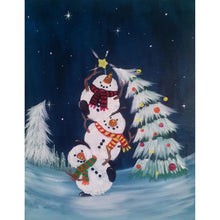 Load image into Gallery viewer, Snowman - Full Drill Diamond Painting
