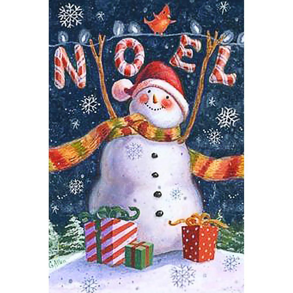 Snowman - Full Drill Diamond Painting