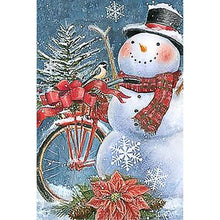 Load image into Gallery viewer, Snowman - Full Drill Diamond Painting
