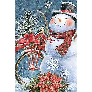 Snowman - Full Drill Diamond Painting