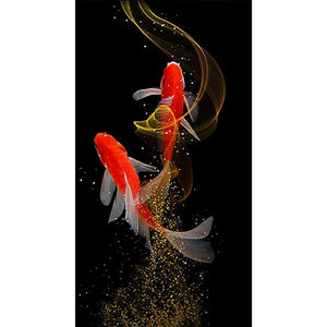 Fish - Full Drill Diamond Painting - 45x85cm