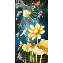 Load image into Gallery viewer, Flower Fish - Full Drill Diamond Painting - 45x85cm
