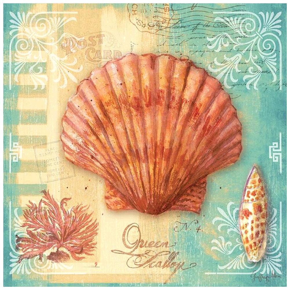 Conch - Full Drill Diamond Painting - 40x40cm