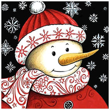 Load image into Gallery viewer, Snowman - Full Drill Diamond Painting
