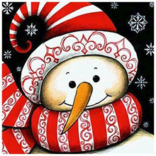 Load image into Gallery viewer, Snowman - Full Drill Diamond Painting
