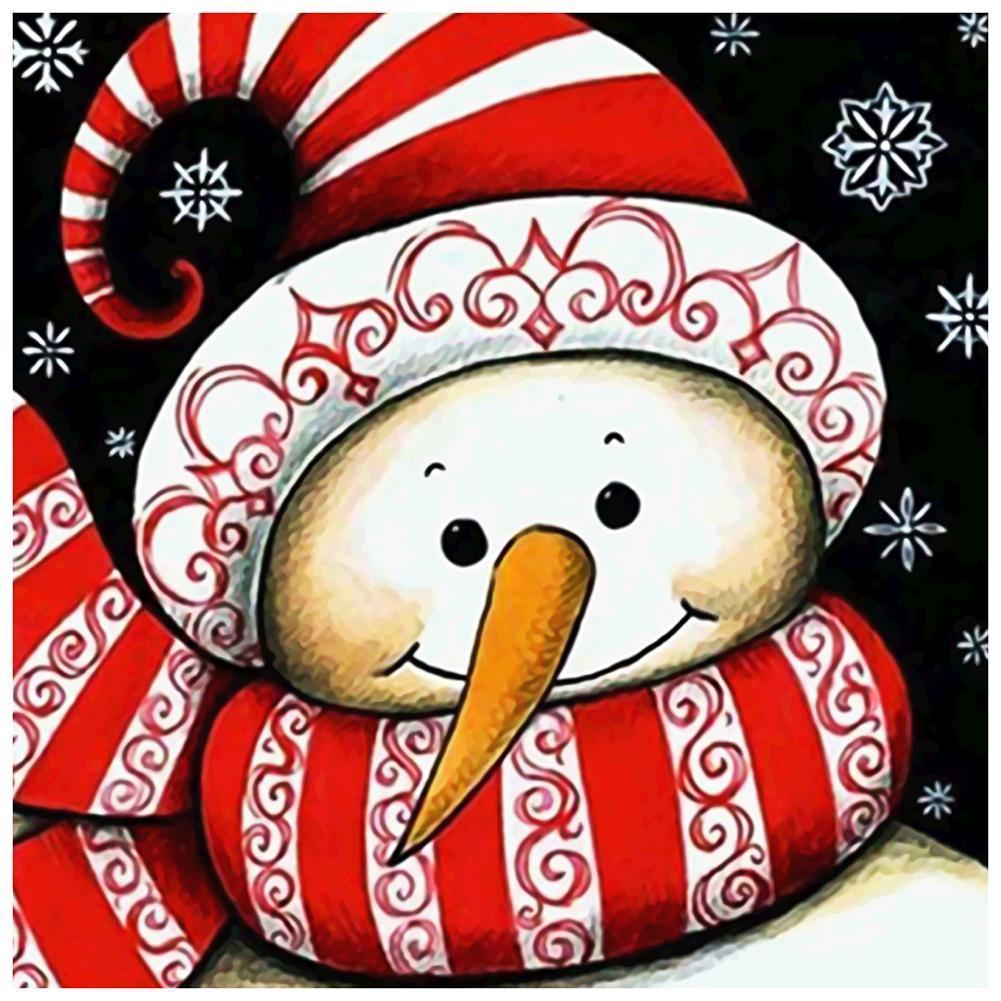 Snowman - Full Drill Diamond Painting
