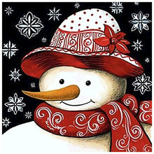 Load image into Gallery viewer, Snowman - Full Drill Diamond Painting
