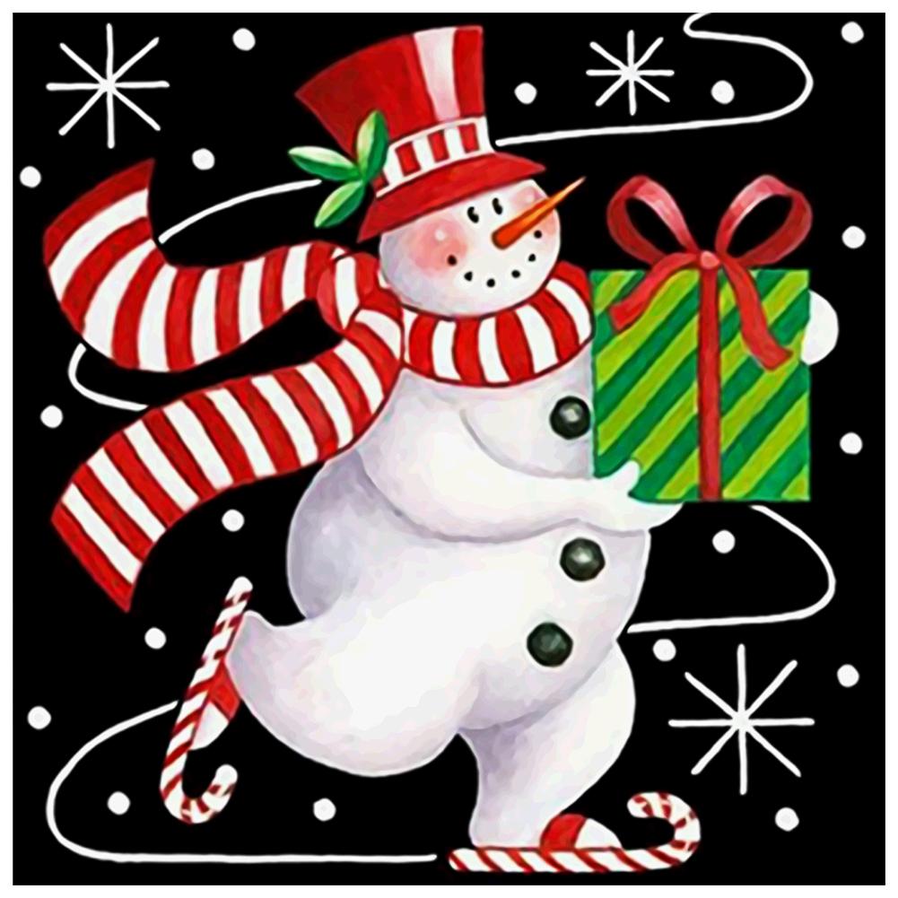 Snowman - Full Drill Diamond Painting