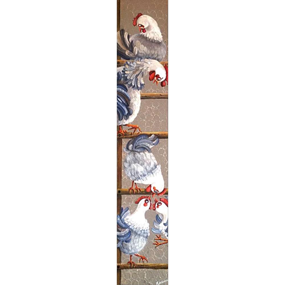 Chicken - Full Drill Diamond Painting - 25x115cm