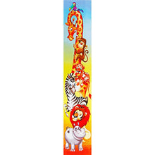 Load image into Gallery viewer, Giraffe and Lion - Full Drill Diamond Painting - 25x115cm
