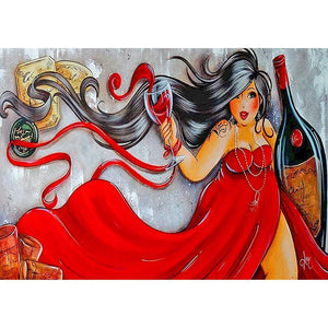 Fat lady - Full Drill Diamond Painting