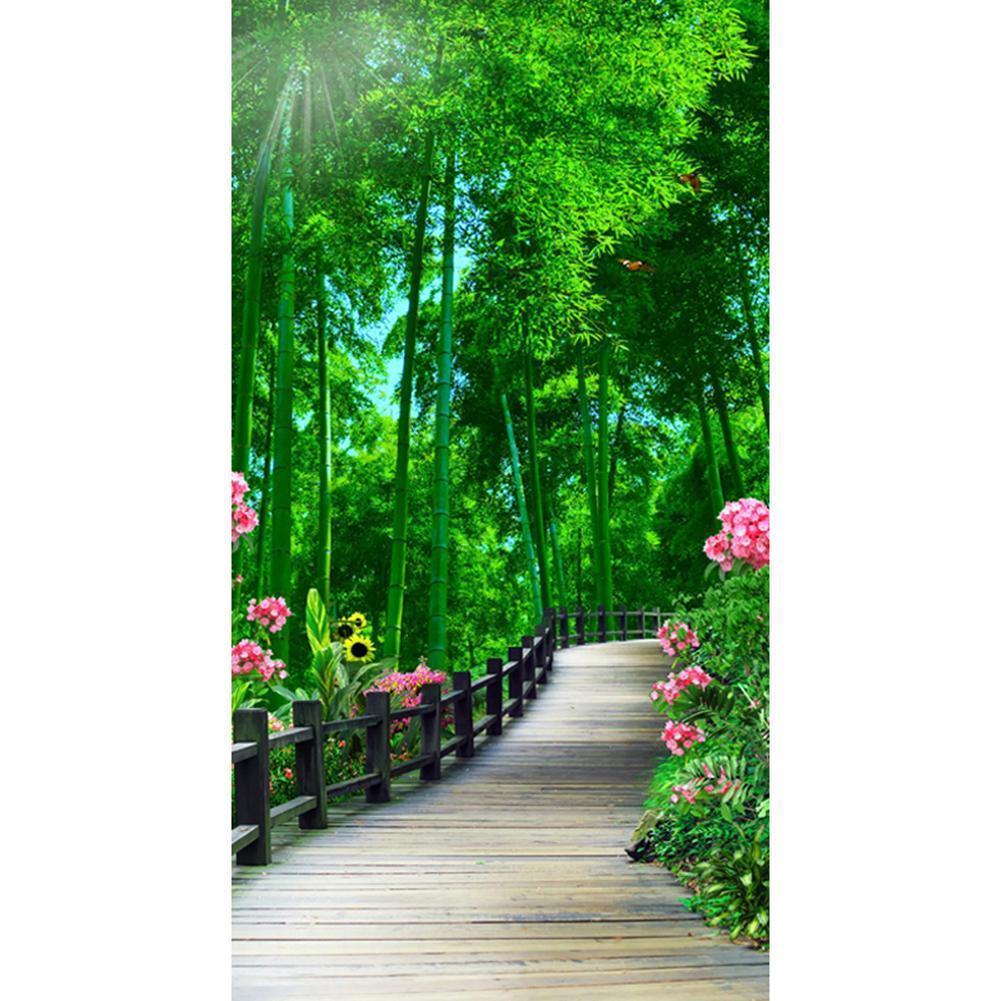 Green Forest - Full Drill Diamond Painting - 45x85cm