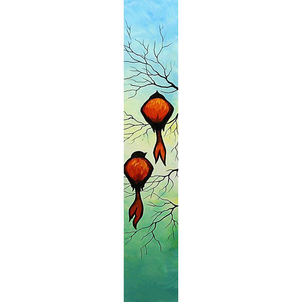 Bird Christmas - Full Drill Diamond Painting - 25x115cm