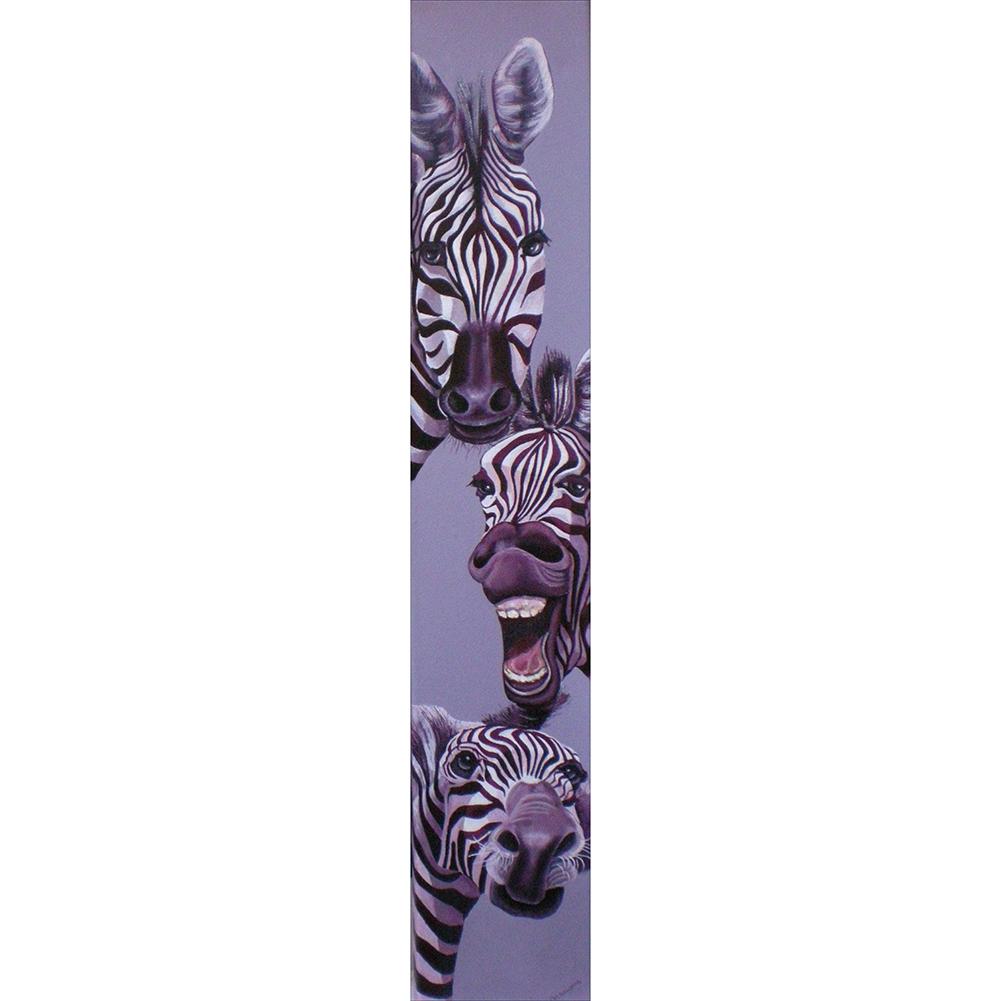 Zebra - Full Drill Diamond Painting - 25x115cm