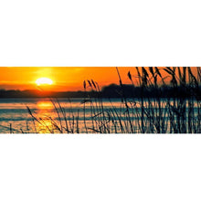 Load image into Gallery viewer, Sunset Reed Marshes - Full Drill Diamond Painting - 100x40cm
