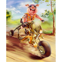 Load image into Gallery viewer, Pig - Full Drill Diamond Painting

