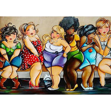 Load image into Gallery viewer, Cartoon Ladies - Full Drill Diamond Painting
