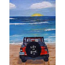 Load image into Gallery viewer, Car on Seaside - Full Drill Diamond Painting
