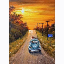 Load image into Gallery viewer, Driving Car - Full Drill Diamond Painting
