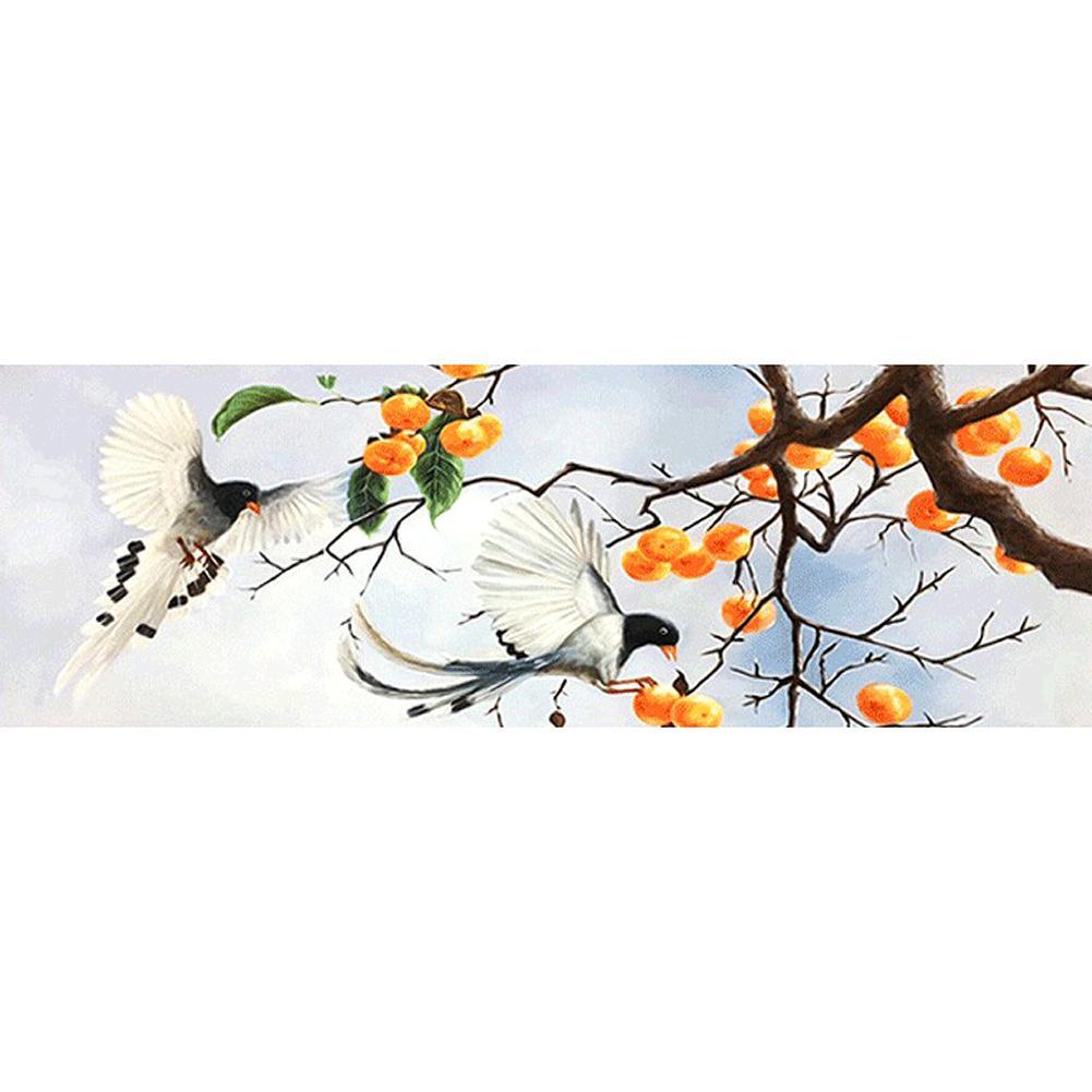 Branch Bird - Full Drill Diamond Painting - 80x30cm